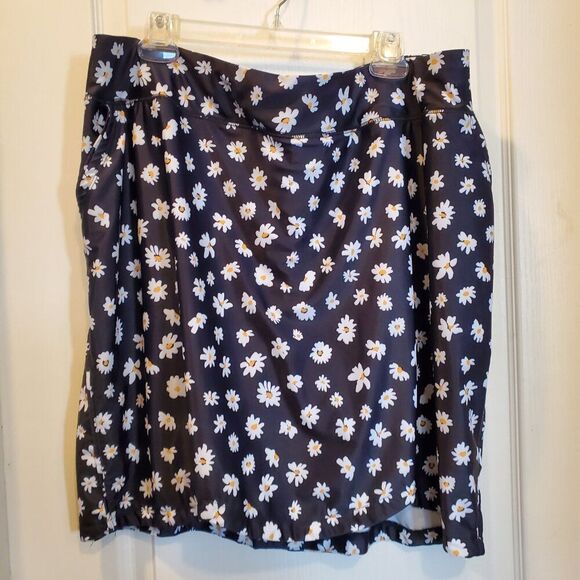 Daisy Flowered Soft & Stretchy Golf Skort size 20 - Picture 3 of 6